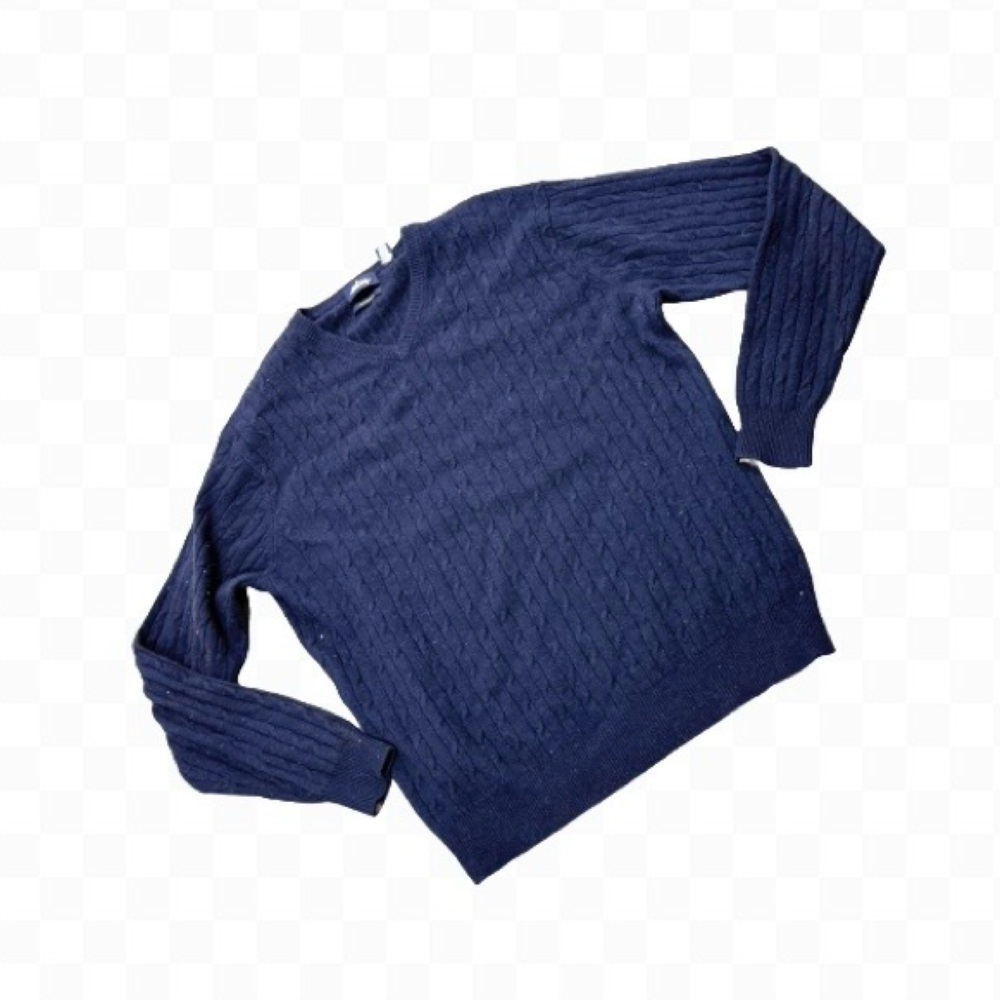Allen Solly navy blue 100% cashmere sweater XL